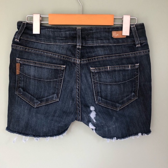 PAIGE HIDDEN HILLS JEAN SHORTS - Picture 2 of 5
